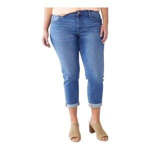 Sonoma Goods For Life Medium Wash Girlfriend Jeans Stretch Denim Women's 18